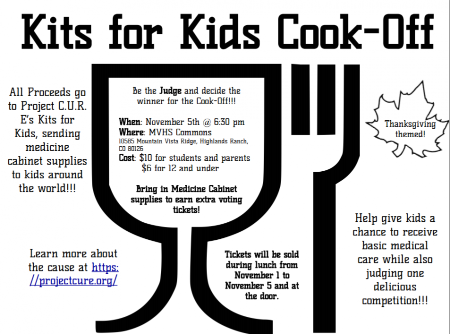 Kits for Kids Cook-off