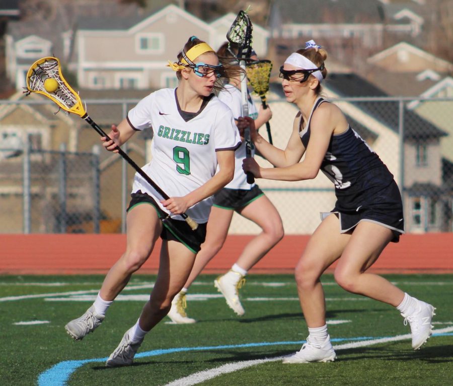 Varsity Womens Lacrosse against Air Academy